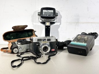 Vintage Kodak Camera, Sun Gun Flash, And More