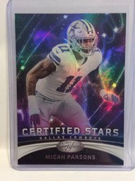 2023 Panini Certified Stars Micah Parsons Insert Card - K