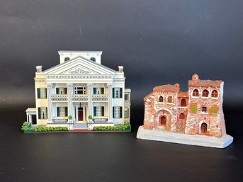 A Pair Of Decorative Shelf Houses