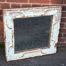 Paid $450 - Fabulous Mirror Made From Antique Tin Ceiling Panels From Old NYC Buildings - Olde Good Things NYC
