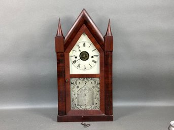 A Spectacular Mid-19th Century Mantel Clock By Chauncey Jerome