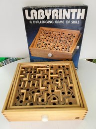 Wooden Labyrinth Game