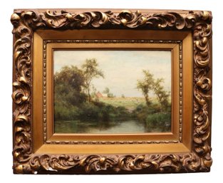 Albert Babb Insley American 1842-1937 Landscape Oil On Canvas