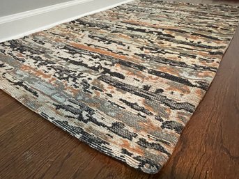 Earth Tone Abstract Woven Runner