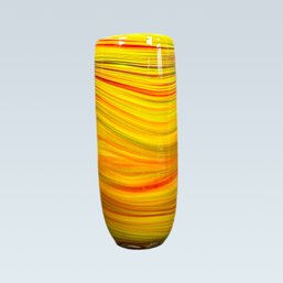 A Pretty Swirl Glass Vase