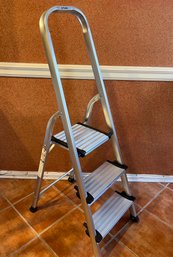 Polder Folding Step Ladder - Lightweight Aluminum   225lb Capacity  Model LDR-3500