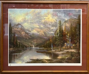 Thomas Kinkade Framed Mountain Majesty Print