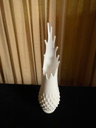 Fenton Swung Vase Milk Glass