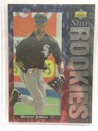 1994 Upper Deck Star Rookies Michael Jordan Rookie Baseball Card - K