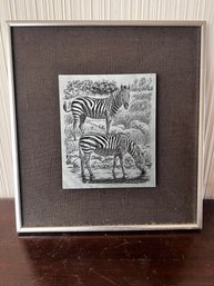 B&W Monochrome Zebra Print