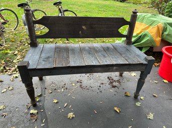 Primitive Bench Painted Gray