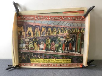 Vintage Barnum And Bailey Greatest Show On Earth Posters