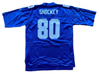 Official NFL Reebok Jersey SHOCKEY #80 NY Giants -XL