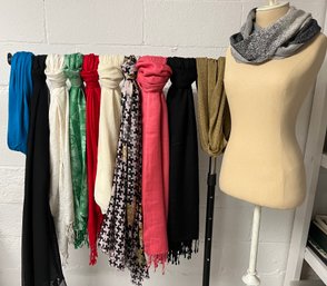 11pc Assorted Scarves - Pashmina, Loop Plus