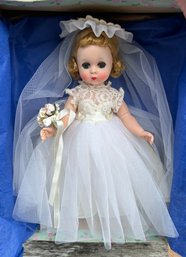 RARE Jointed 1956 Madame Alexander 12' LISSY Doll With BRIDE Outfit Original Box ( READ DESCRIPTION)