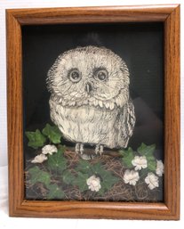 Layered Paper Owl Shadow Box