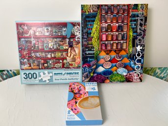 Three Food Themed Puzzles