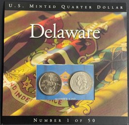 U.S. Minted Quarter Dollar Delaware