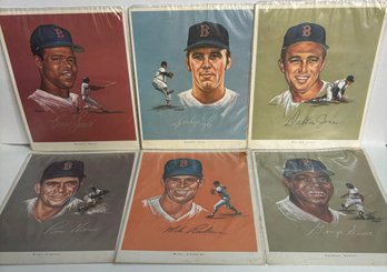 Lot Of 6 1969 Red Sox Players