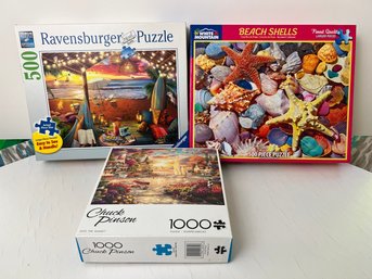 Trio Of Puzzles - Ravensburger, Chuck Pinson