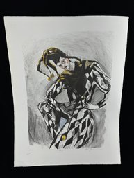 Pencil Drawing 'Harlequin' Original - Artist Signed