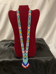 Vintage Native American Beaded Necklace