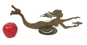 Bronzed Finish Half Nekkid Mermaid Under The Sea - Finding Nemo?