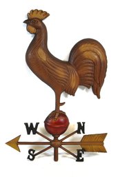 Vintage Rooster Weathervane Wall Hanging By Sexton