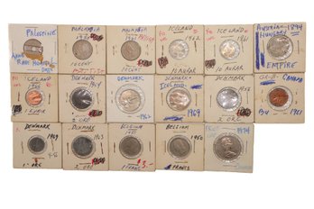 Large Lot Of Foreign Coins Date Range: 1894-1974