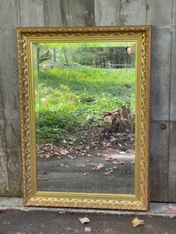 Gold Holly Leaf Mirror By Bombay - 30 X 42