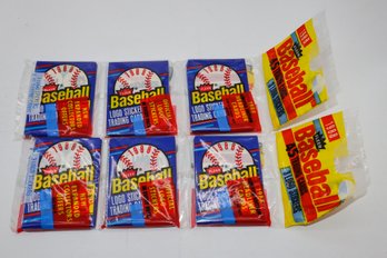 2 1988 Unopened Fleet Baseball Trading Cards Rack Pack