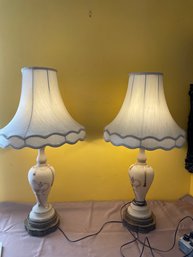 Pair Of Vintage Table Lamps. 36' Tall