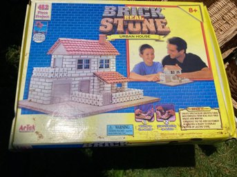 Real Brick And Stone Urban House Build Your Own Or With Your Child