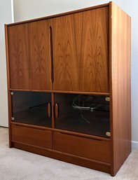 A Vintage Danish Modern Teak Cabinet (Entertaining Or Bar) By Vestergaard Of Denmark