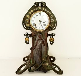 An Art Nouveau Mantle Clock, C. 1900, The Ansonia Clock Company