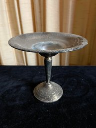 Weighted Sterling Pedestal Dish