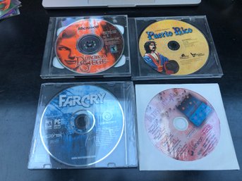 4 Digital Games- Farcry(sealed), Dungeon Siege, Puerto Rico & Ultra Maniac.   Lot 33