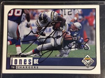 1998 Upper Deck Collectors Choice Freddie Jones Autographed Card - K