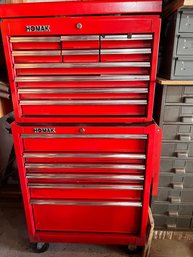 Large HOMAK Tool Chest On Wheels With Premium Tools Included 54 X 26