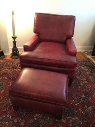 Mid Century Chair And Ottoman