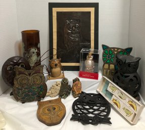 Another Owl Lot! Copper Press And Lots More