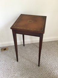 Decorative Trimmed Side Table