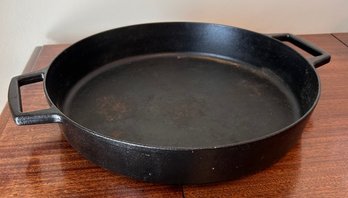 Artisanal Kitchen Supply Double Handle Cast Iron Pan