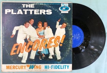 The Platters 'encores!' Vinyl Record Album - Mercury Wing Records MGW 12112 - VG / VG