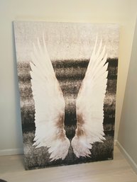 Parvez Signed Angel Wings Canvas Artwork