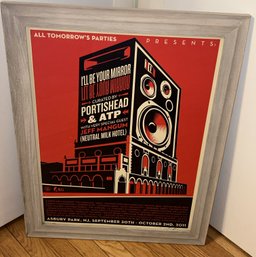 Signed SHEPARD FAIREY 'ALL TOMORROW'S PARTIES' Silkcreen- Famous Artist- Rare!