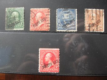 US POSSESIONS-  SELECTION OF STAMPS OF PUERTO  (PORTO) RICO