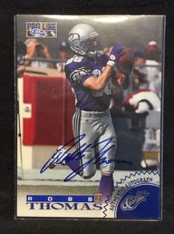 1996 Pro Line Classic Robb Thomas Autographed Card - K