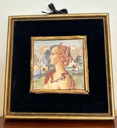 Bella Simonetta Vespucci Pollaiolo Framed Art