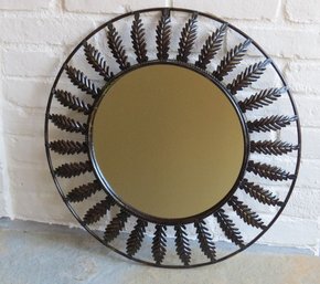 Decorative Metal Framed Mirror 20' Diameter